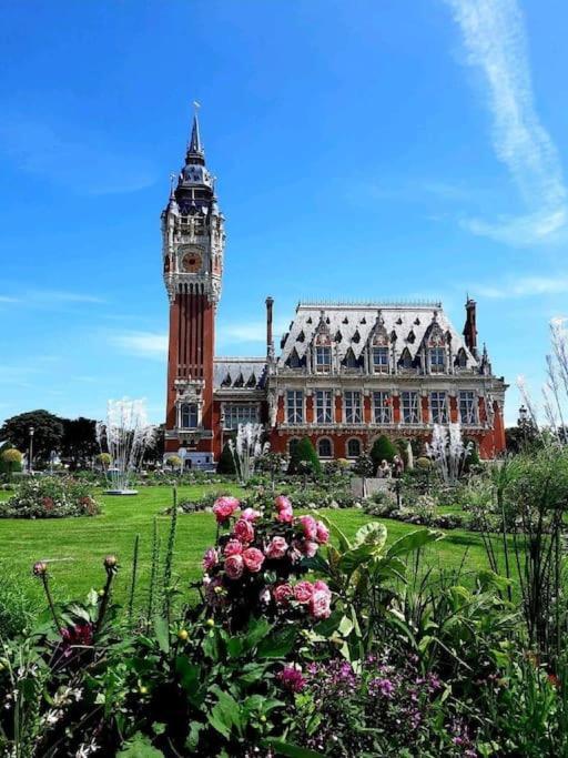 Le Clemenceau Appart-Calais Nord-Balcon-Plage Exteriér fotografie