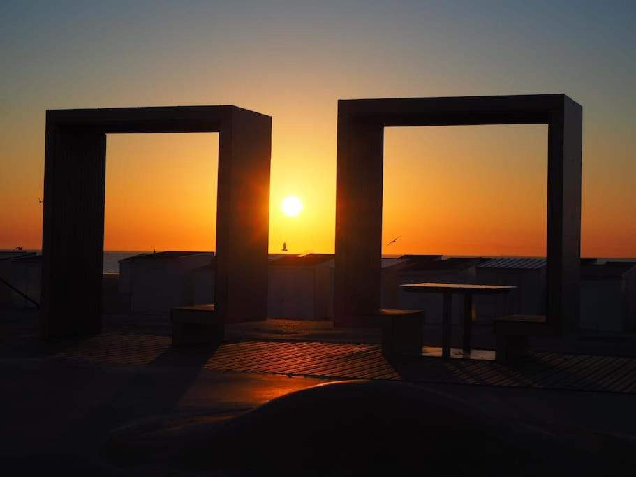 Le Clemenceau Appart-Calais Nord-Balcon-Plage Exteriér fotografie