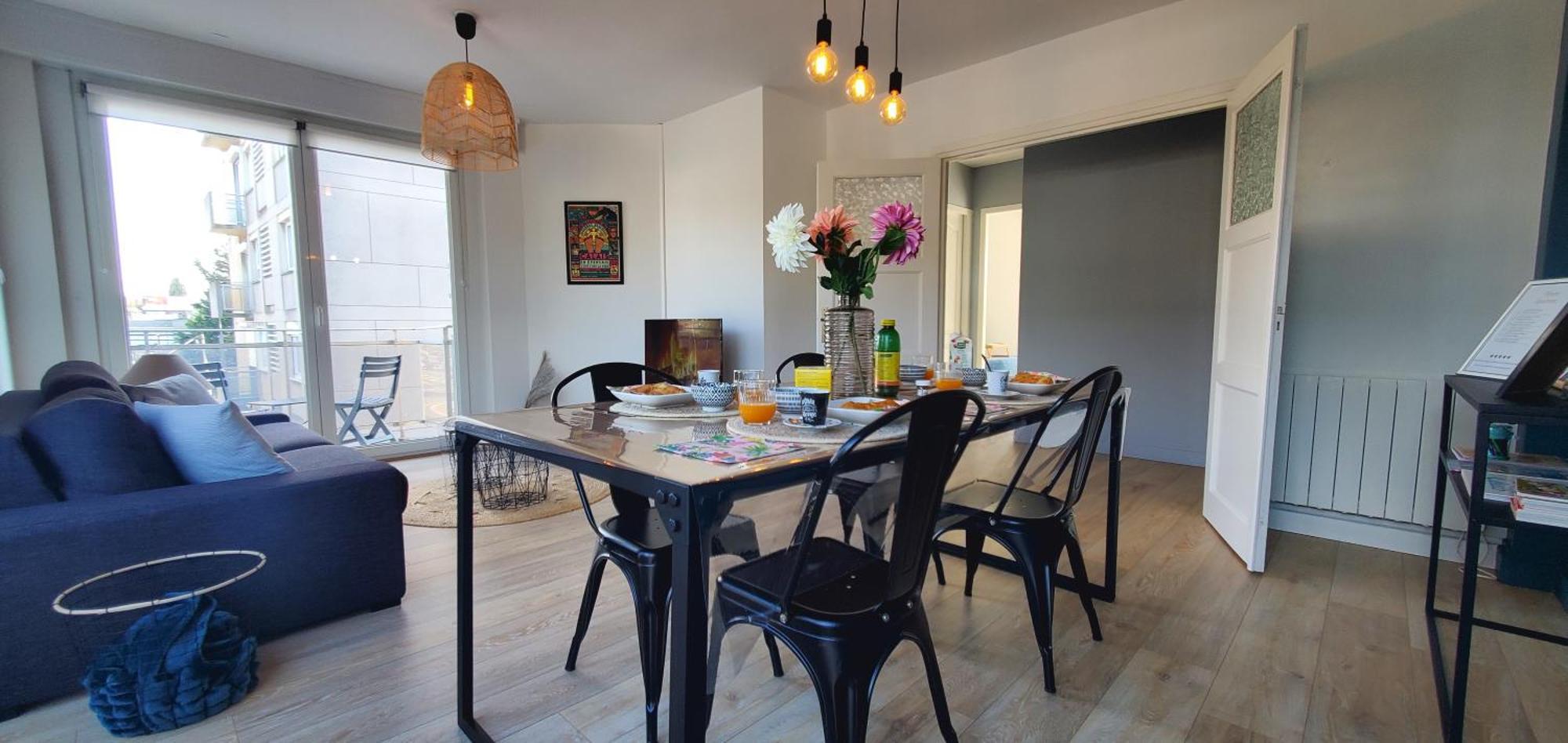 Le Clemenceau Appart-Calais Nord-Balcon-Plage Exteriér fotografie